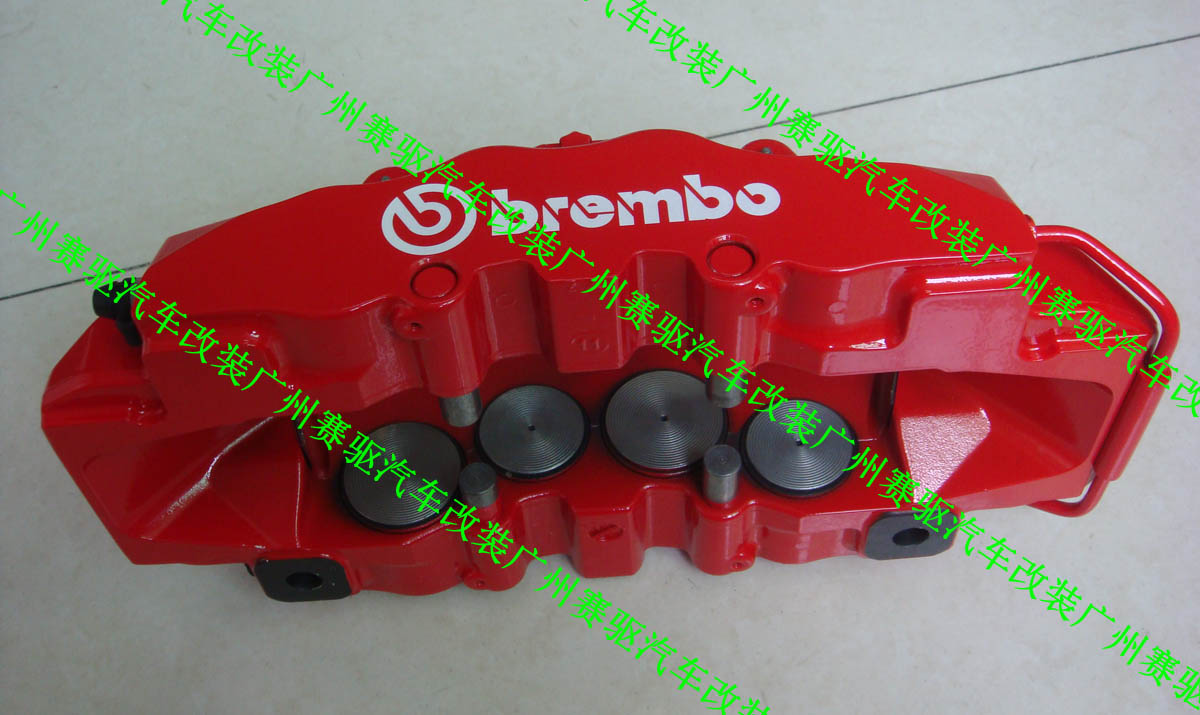 奔馳GL350/GL450改裝BREMBO大8活塞卡鉗剎車套裝 GL350、450專用brembo競技版剎車鮑魚