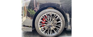 #改裝案例#豐田威爾法剎車(chē)升級(jí)AP9560配DICASE 390*36剎車(chē)盤(pán)