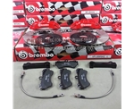 大眾GTI升級(jí)brembo卡宴剎車(chē)套裝 brembo六活塞剎車(chē)卡鉗鮑魚(yú)