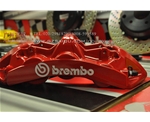 英菲尼迪FX35剎車(chē)改裝意大利brembo剎車(chē)套件，升級(jí)進(jìn)口前六后四剎車(chē)卡鉗